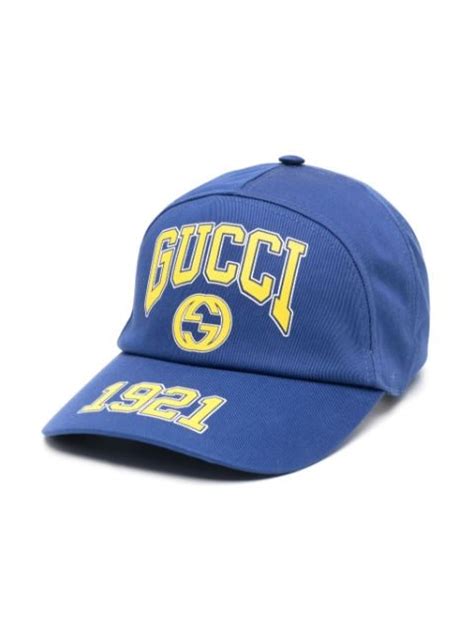 cappello gucci leoni|cappelli Gucci uomo farfetch.